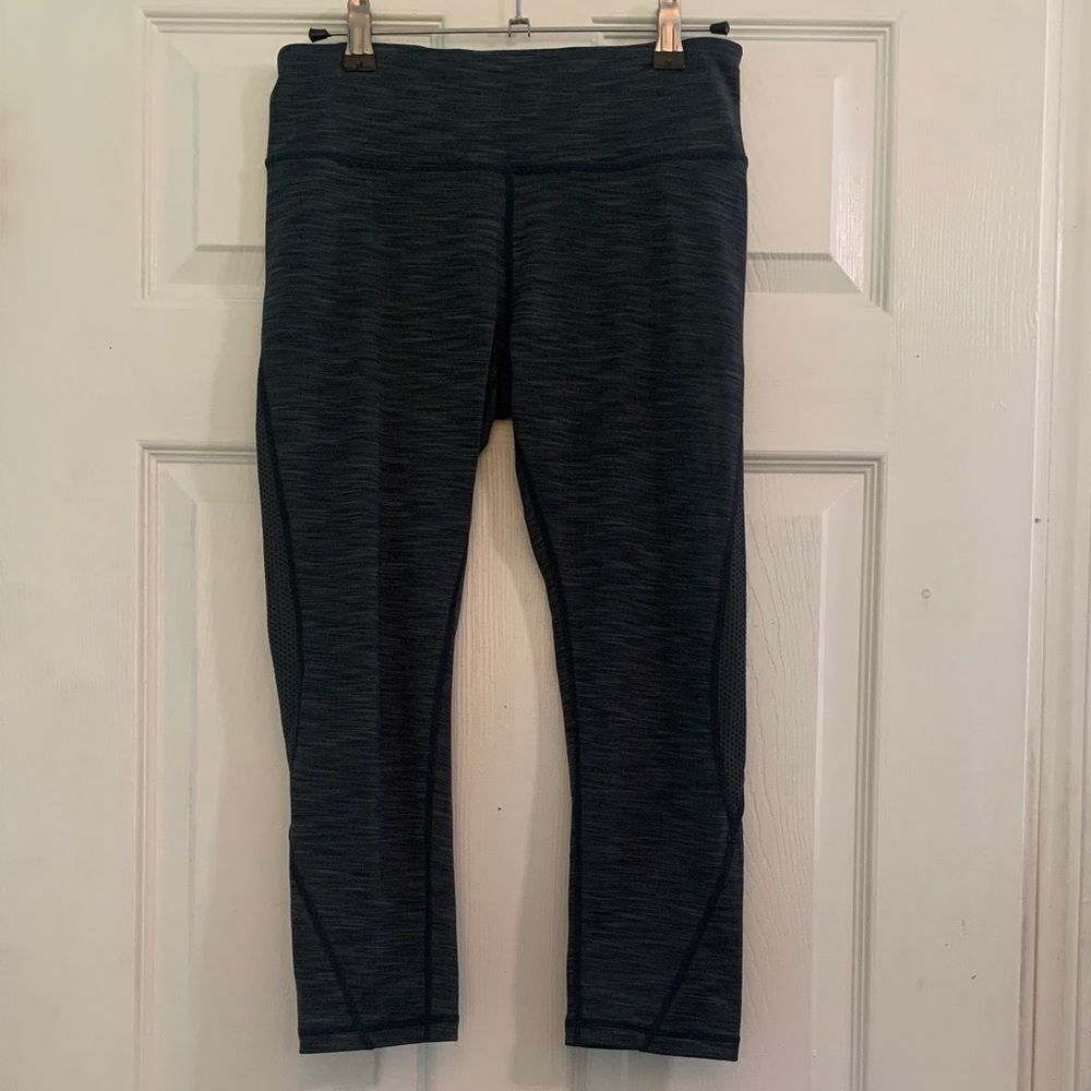 Nanette Lepore Gray Ankle Crop Leggings Size Small